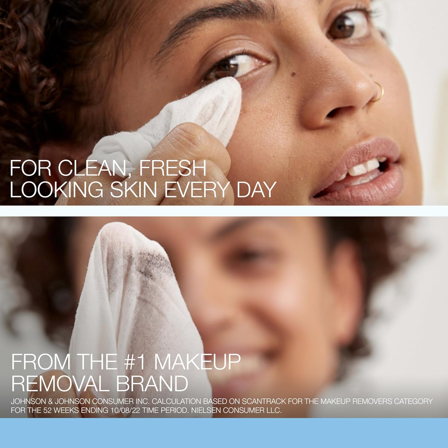 Care with Pride Neutrogena – Toallitas limpiadoras desmaquillantes, 25 unidades, paquete doble