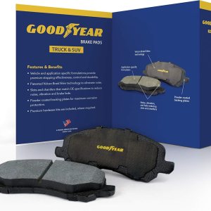 Goodyear Frenos GYD1015  Pastillas de Freno Delantero de Carbono-Cerámica para Camión y SUV Infiniti QX56 05-04 Nissan Armada 06-05, Pathfinder Goodyear Frenos GYD1015  Pastillas de Freno Delantero de Carbono-Cerámica para Camión y SUV Infiniti QX56 05-04 Nissan Armada 06-05, Pathfinder