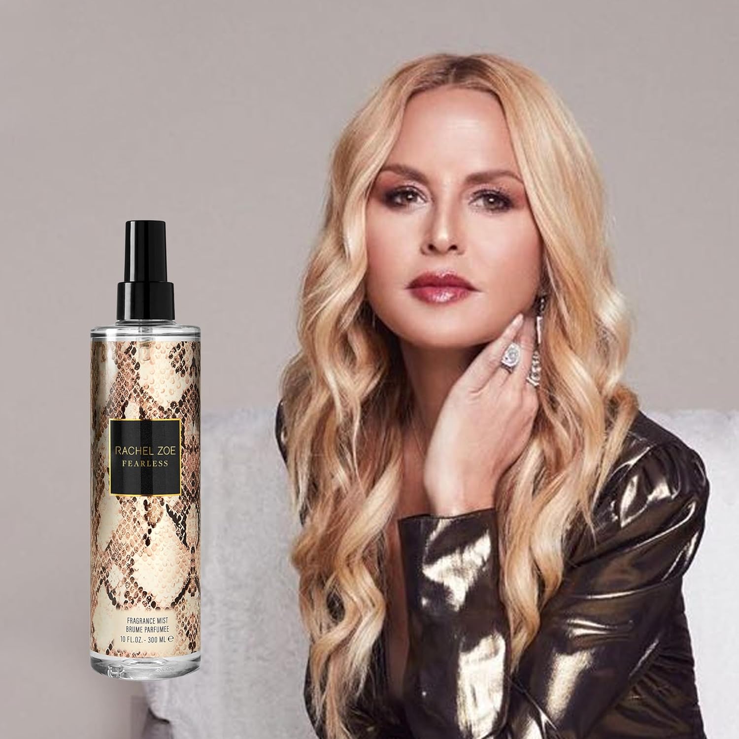 RACHEL ZOE Fearless – Bruma corporal para mujer, valiente y sin disculpas, se abre con verbena, cassis y naranja mandarina, mezclas de cítricos