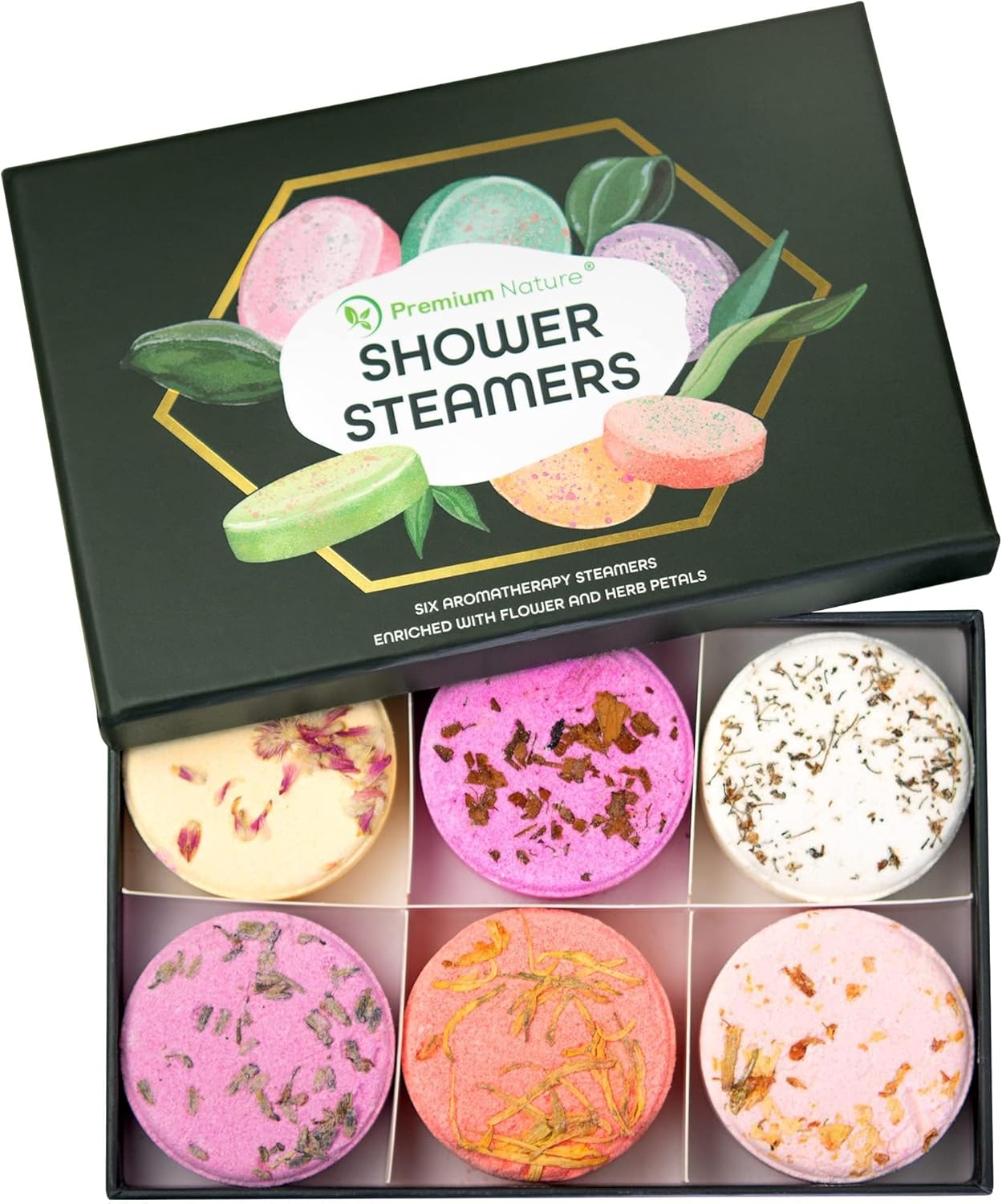 Vaporizadores de ducha de aromaterapia, paquete de 6 vaporizadores de ducha para mujeres, regalos de bombas de ducha, aromaterapia, regalos