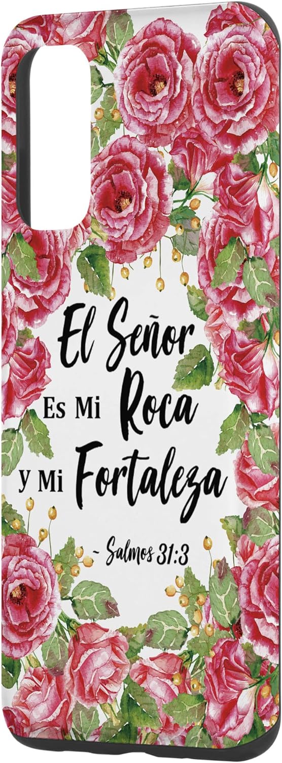 Funda para Galaxy S20 Salmos El Senor Es Mi Roca Biblia Cristiana
