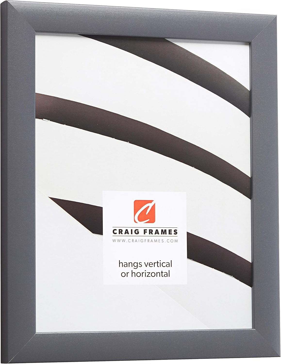 Craig Frames – Marcos para fotos con acabado liso, 1 pulgada de ancho, varios colores., Madera, 11 x 17