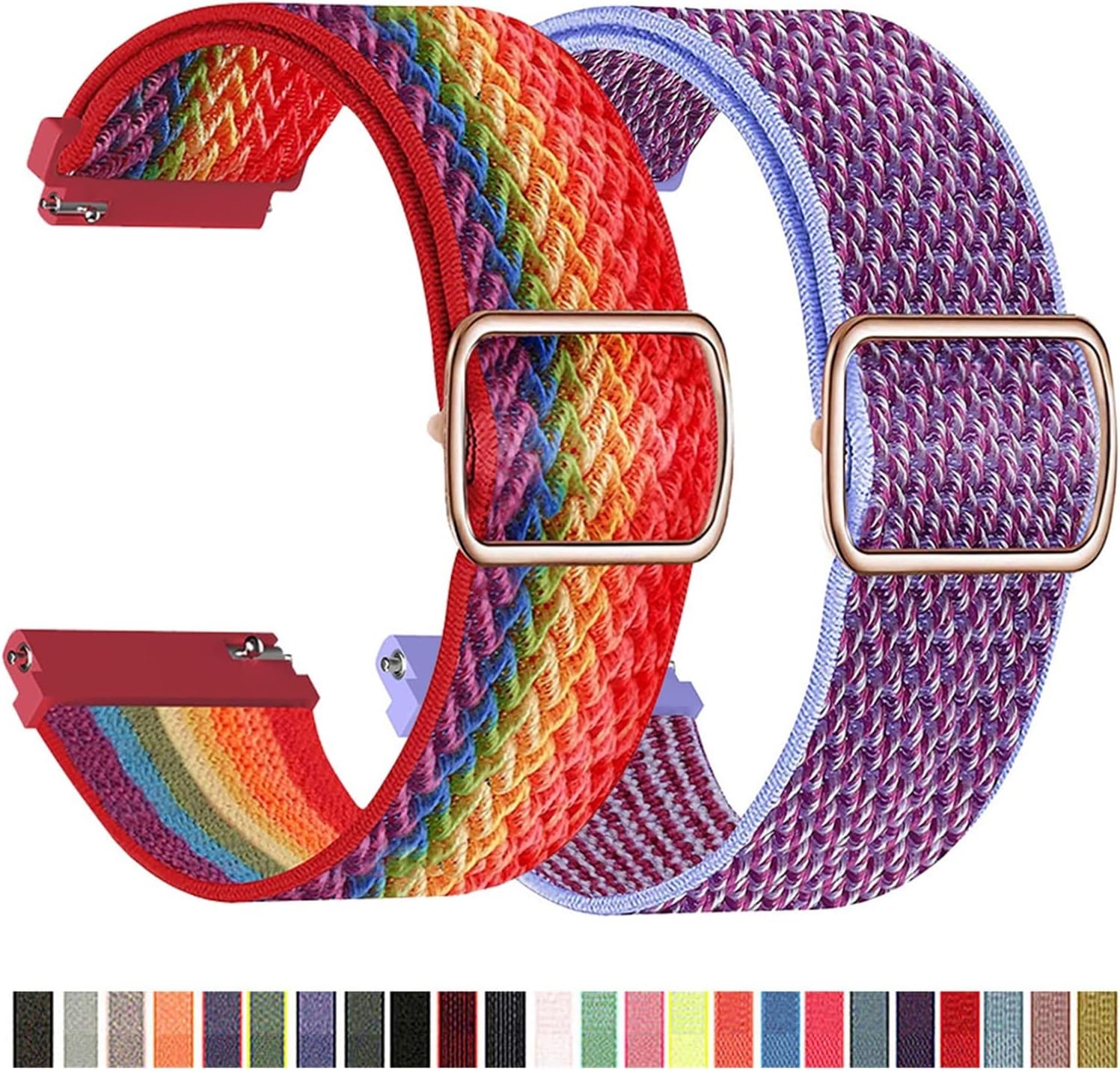 YANLITIAN 20mm 22mm Band Compatible With Samsung Compatible With Galaxy Compatible With Watch 4Compatible With Classic346mmCompatible With Active