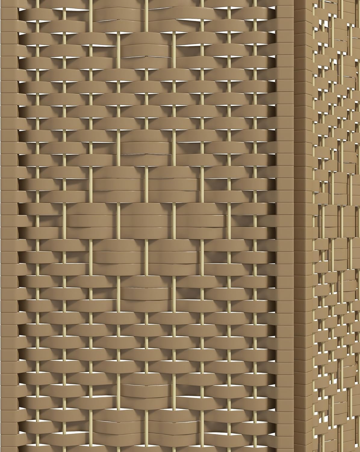 HOMCOM Divisor de habitación de 3 paneles, pantalla de privacidad plegable, separador de habitación de 5.6 pies, divisor de pared de división