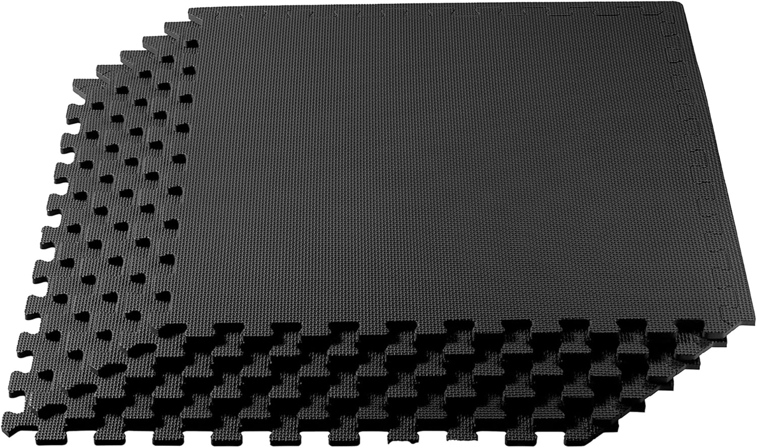 We Sell Mats Azulejos multiusos de espuma etilvinilacetato con un grosor de 0.5 pulgadas, tapetes para suelo entrelazadas para gimnasios interiores