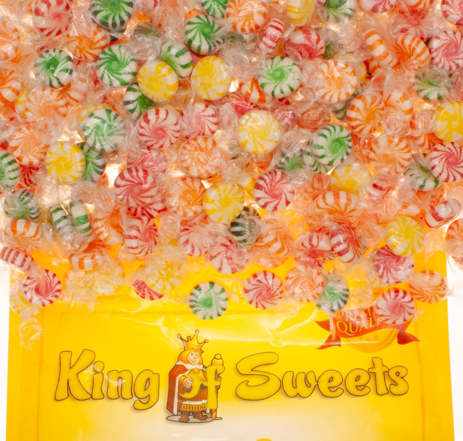 Columbia – Surtido de frutas Starlight  5 libras  Dulces envueltos individualmente  Bolsa de King Of Sweets a granel  Paquete resellable  Mezcla de