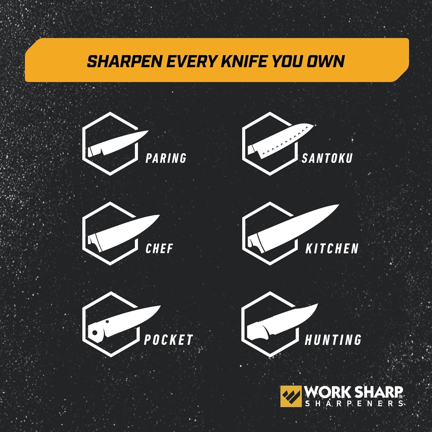 Work Sharp Afilador de cuchillos rodantes con 4 ángulos de afilado para todos los cuchillos de chef y cocina