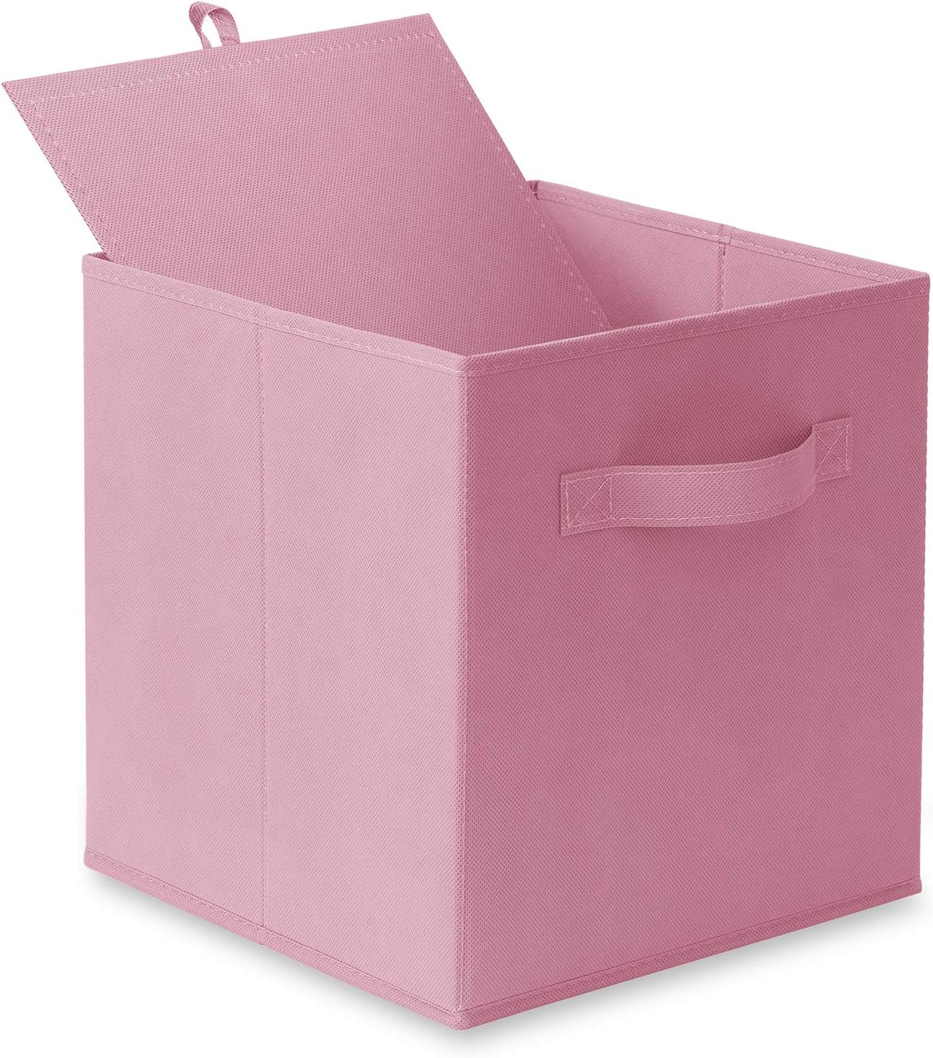 Casafield juego de 6cubos de almacenamiento plegables de tela, canastas de tela plegables de 11pulgadas, para estantes, cubos organizadores