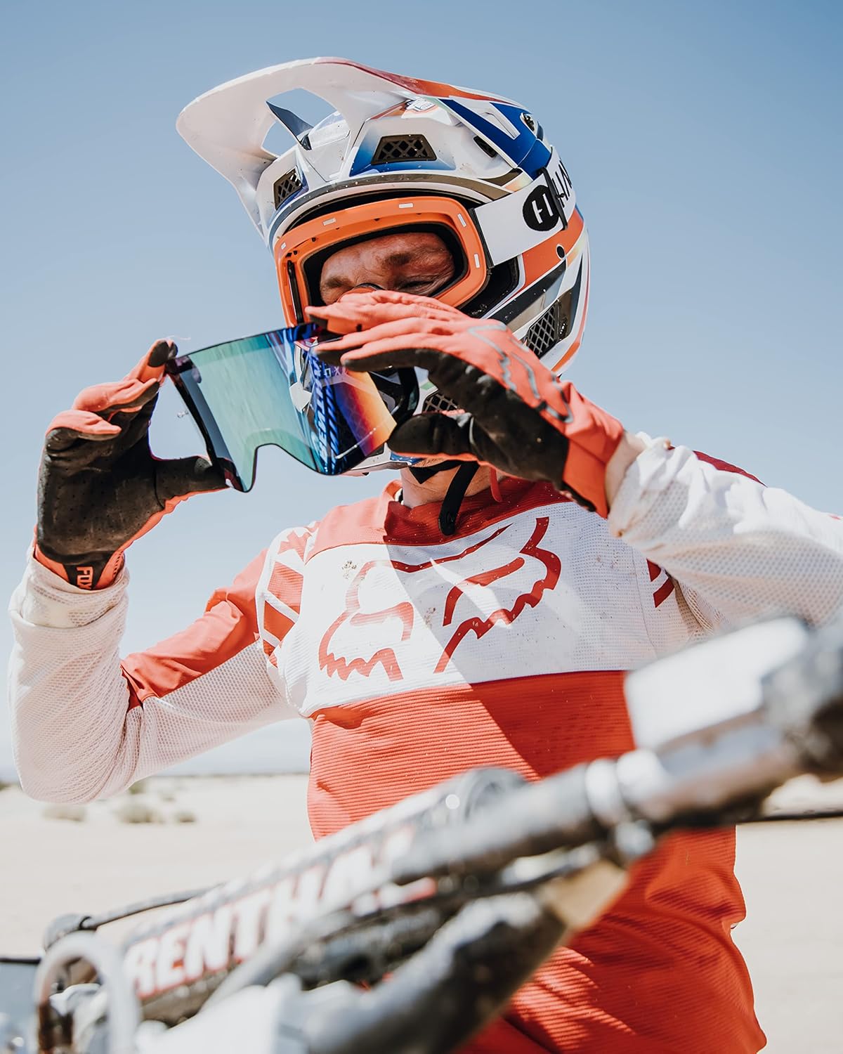 Havoc Racing Gafas magnéticas sin marco, para motocross, motocross, motocross, snowboard, ATV y UTV – Gafas antivaho con bloqueo UV