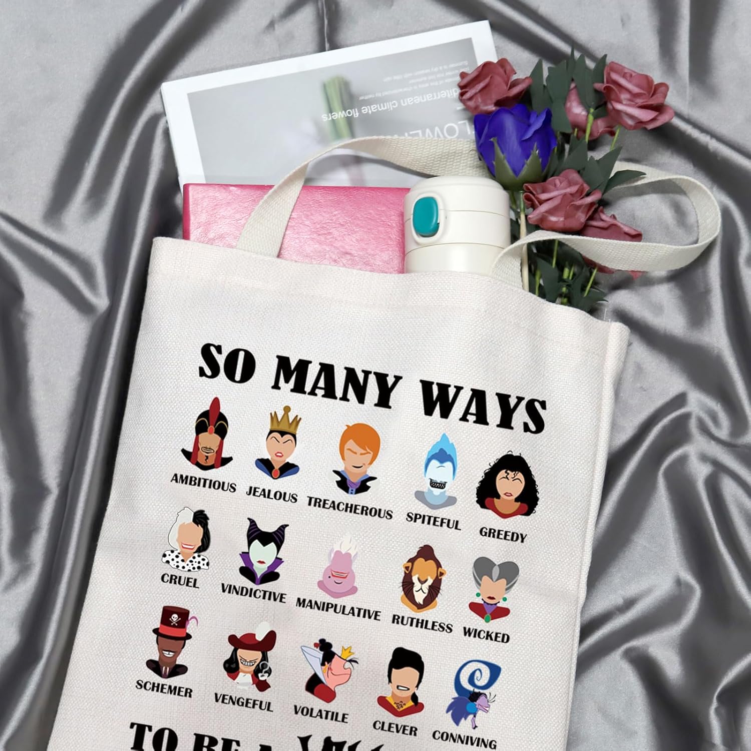 Villains Infamous Evil Group Gift Maléfica Witch Stuff Halloween Party Gift So Many Ways To Be a Villain Tote Bag