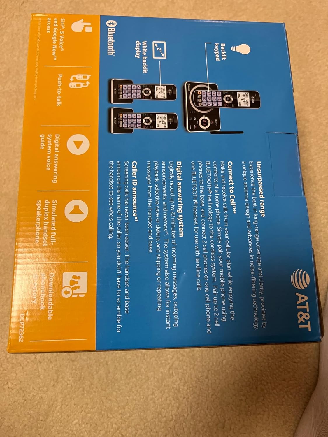 AT&T DLAT&T DLP72362P72362 extensión de la garantía