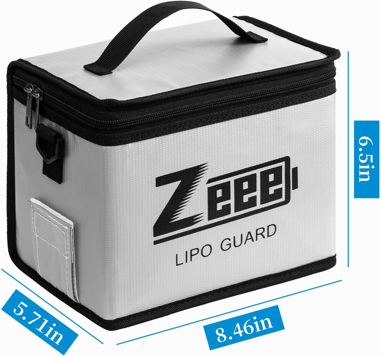 Zeee 7.2V 3600mAh RC NiMH Batería con Tamiya Plug 2 Pack Baterías con 1 unids Lipo Safe Bag Bolsa ignífuga a prueba de explosiones para carga de