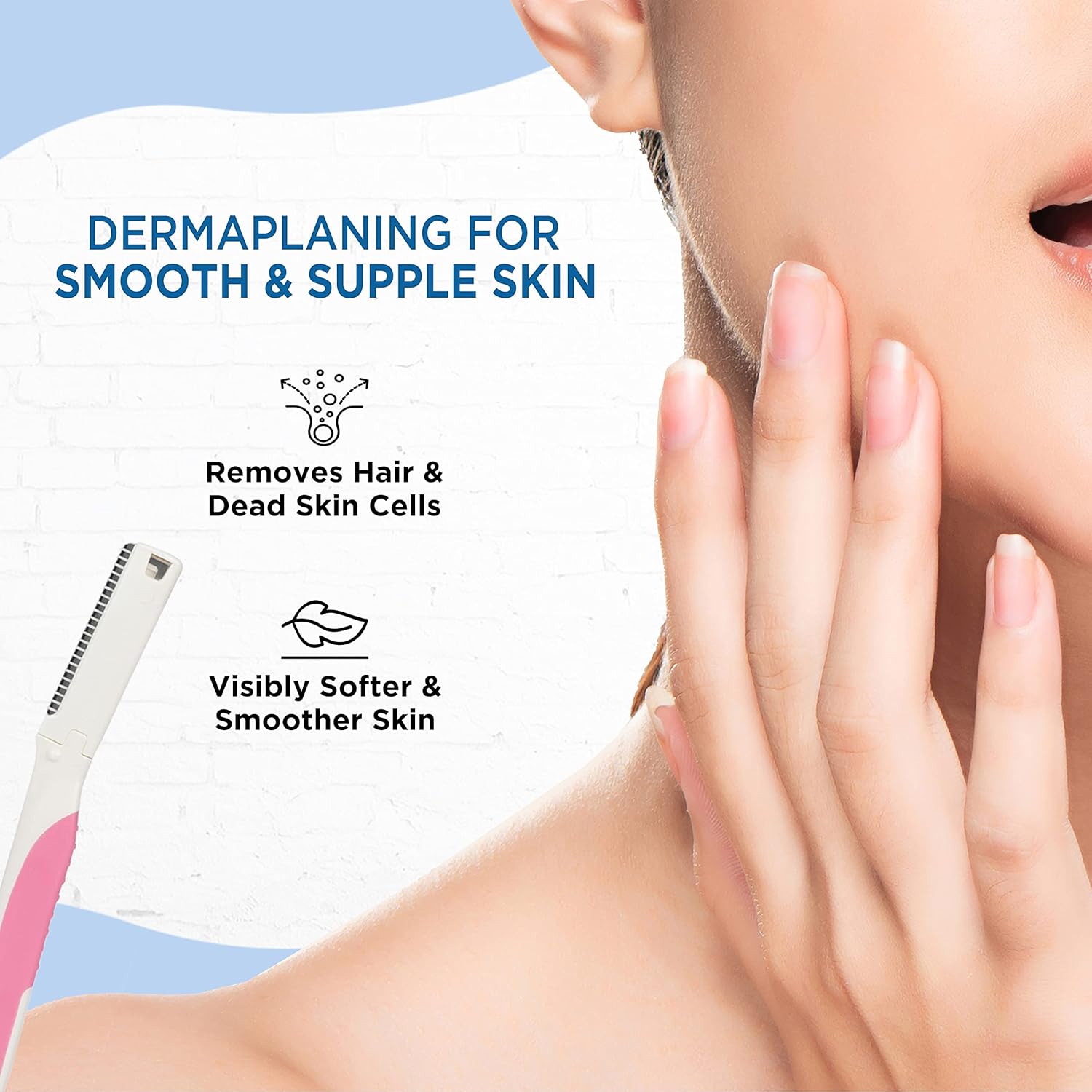 FURR Dermaplane – Maquinilla de afeitar para mujer  Maquinilla de afeitar para cejas  Maquinilla de afeitar facial para mujer  Herramienta de
