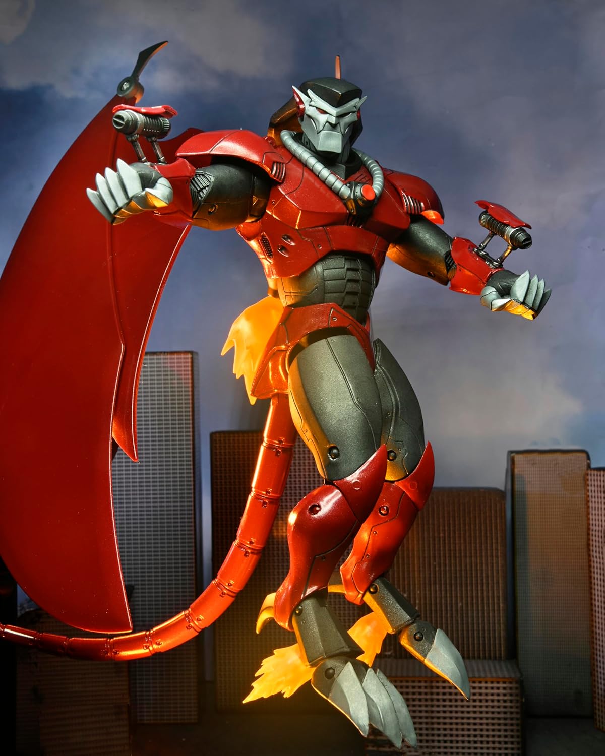 NECA – Gárgolas – Figura de acción a escala de 7 pulgadas – Figura blindada definitiva de David Xanatos