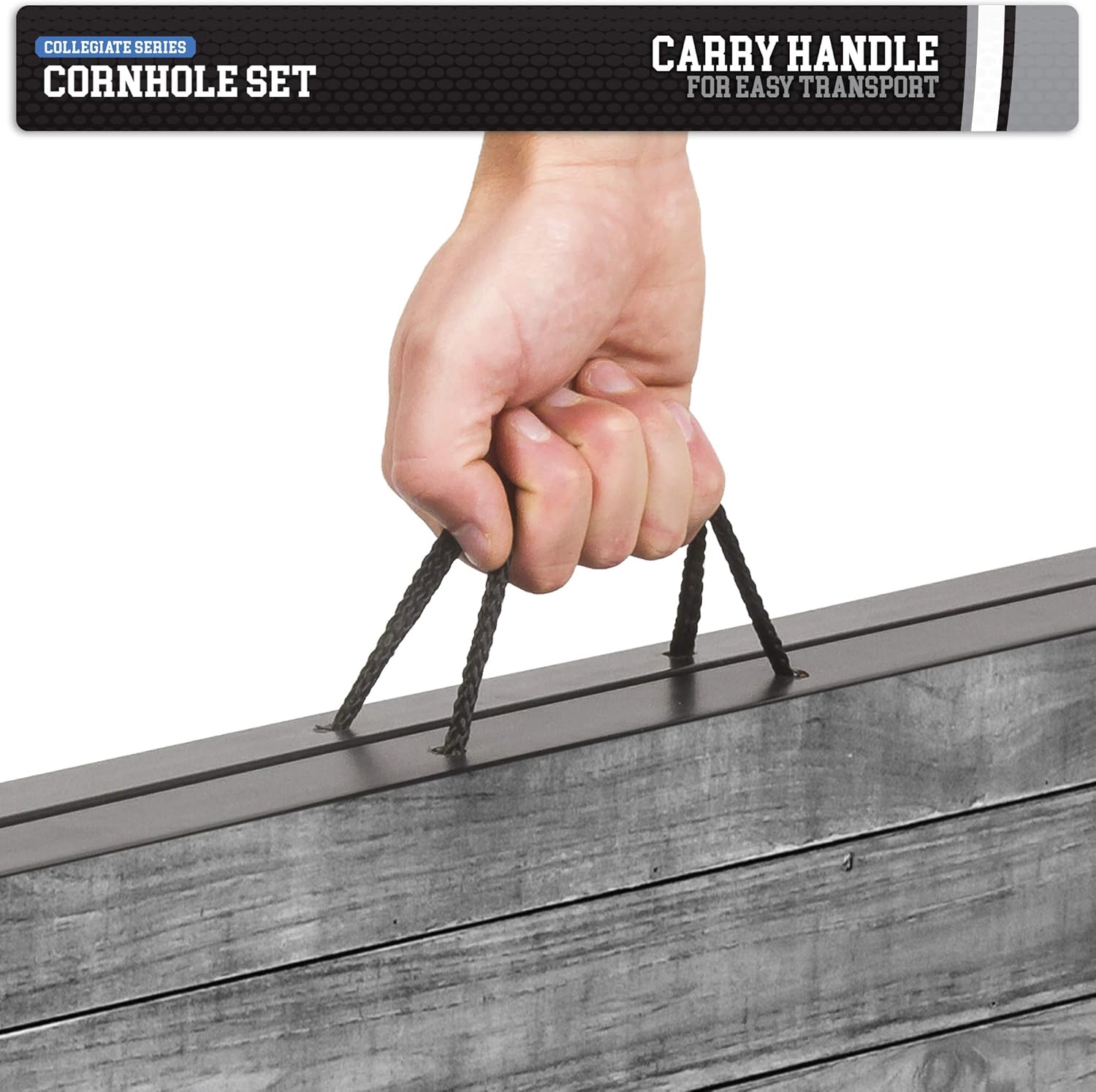 Wild Sports Juego de Cornhole de madera MDF NCAA de 2’x3′
