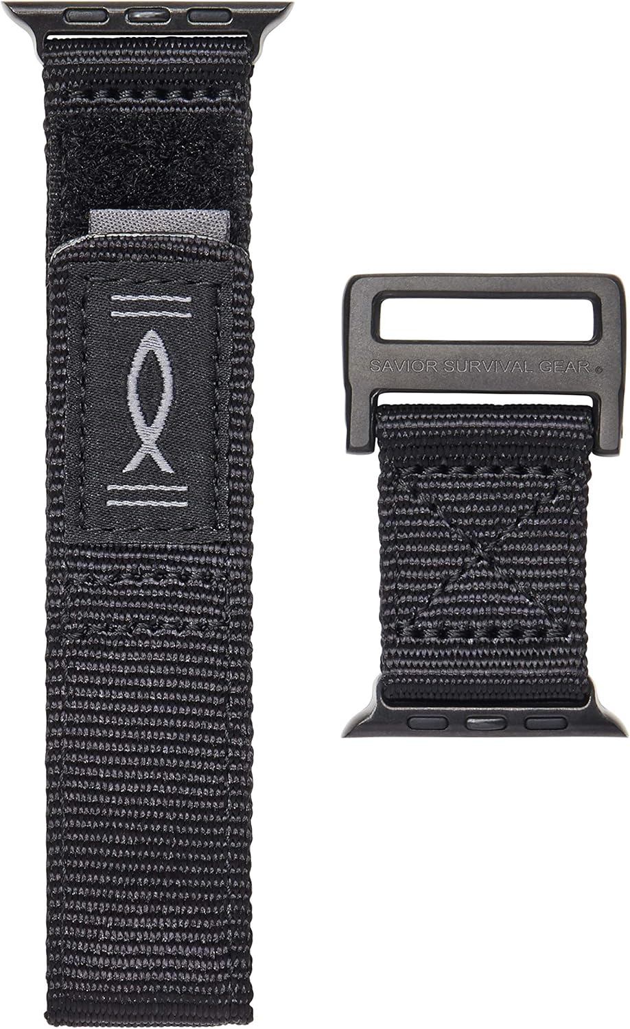 Savior Survival Gear Correa de reloj de nailon compatible con Apple Watch de 1.654in1.732in1.772in1.929in (iWatch Series 87654321SE), correa