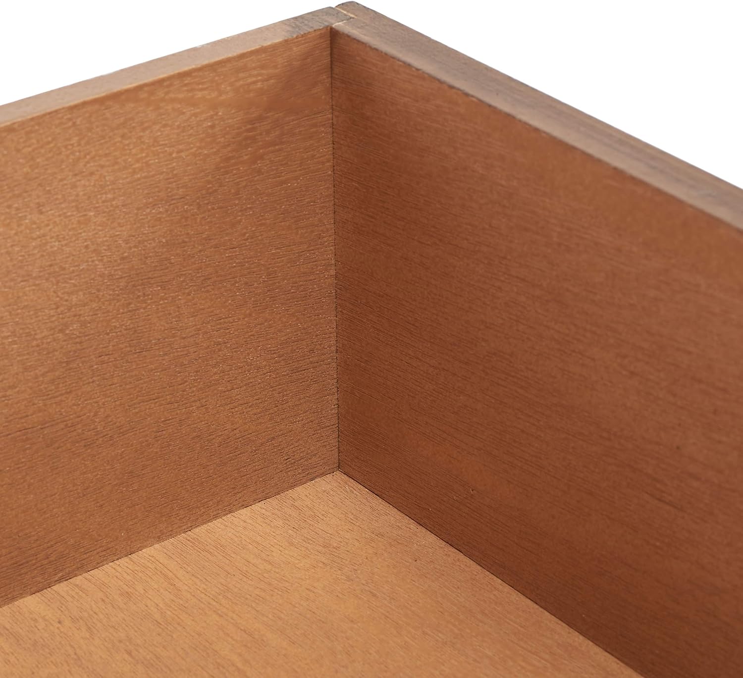 Safavieh Home Collection Mozart Mid-Century – Mesa auxiliar rectangular con 2 cajones, color marrón, 0