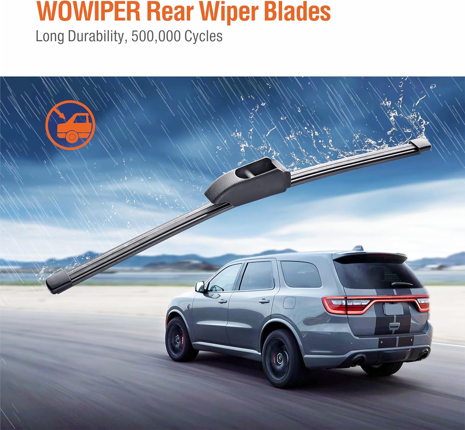 Repuesto de limpiaparabrisas trasero de 12 pulgadas (A300H) para Kia Niro 2020 2019 2018 2017Jaguar F-Pace 2020 2019 2018 2017 + más