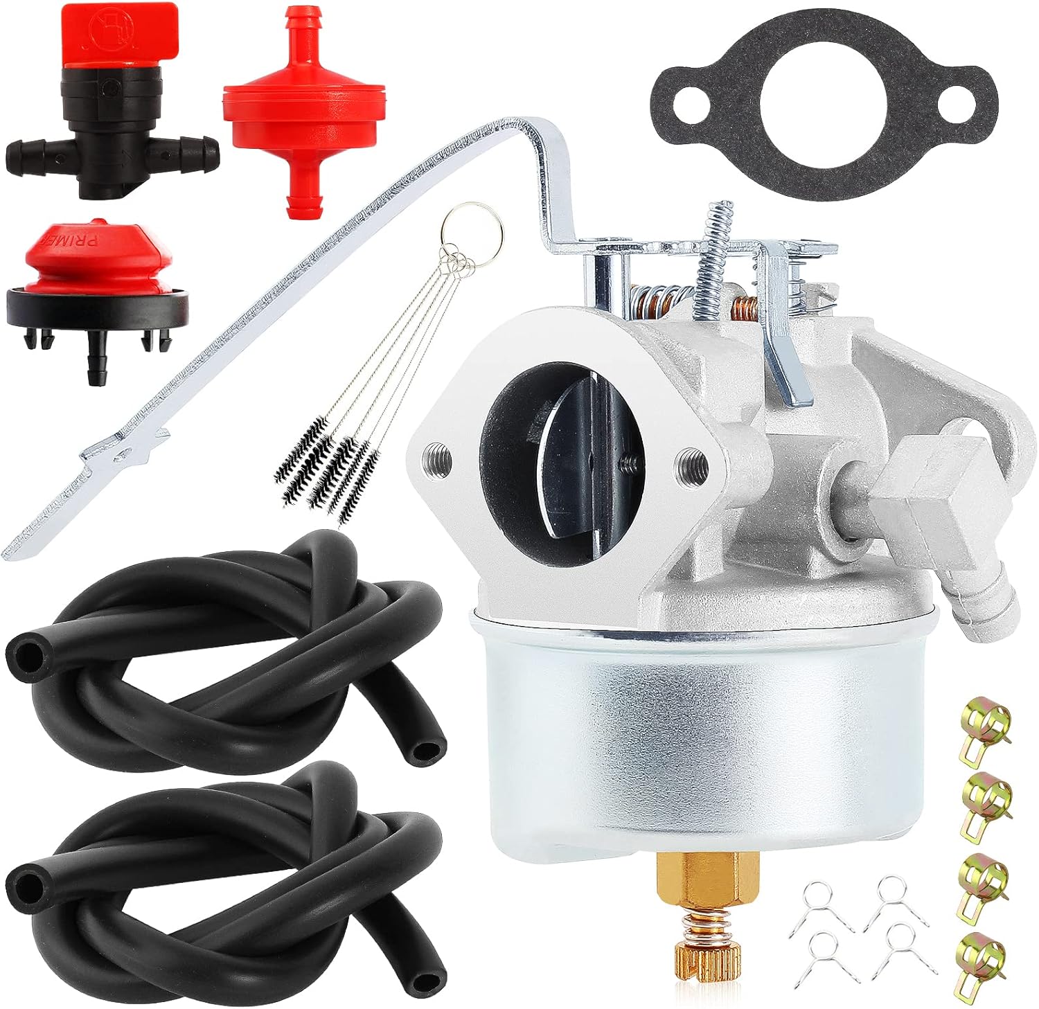 Carburador compatible con motor Tecumseh 631921 631070 631070A 631074 631245 631820 632284 H25 H30 H35 H40