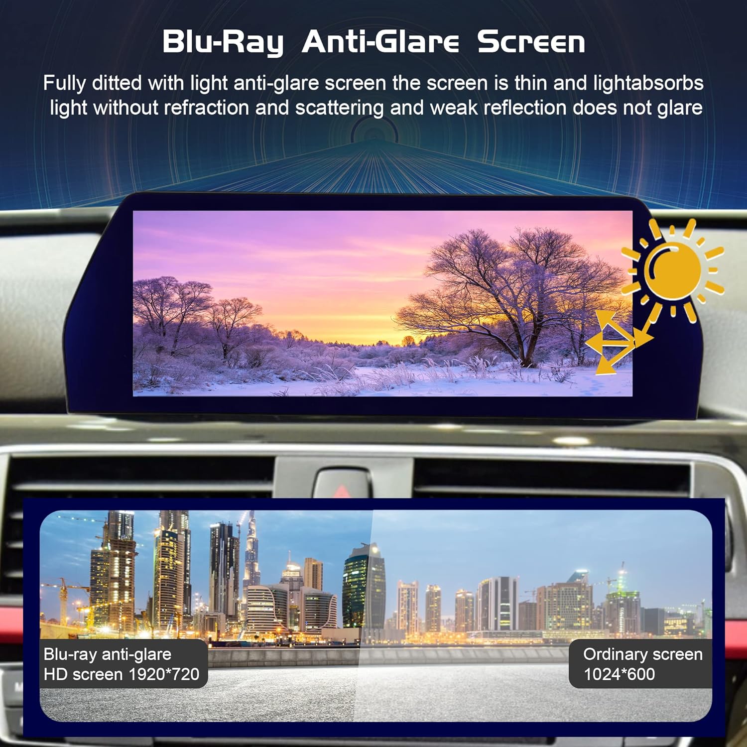 Navegador GPS del coche de 12.3 pulgadas para BMW 3 Serie 4 Serie F30 F31 F32 F33 F34 F36 Android 12 Blu-ray pantalla táctil CarPlay (sistema NBT,