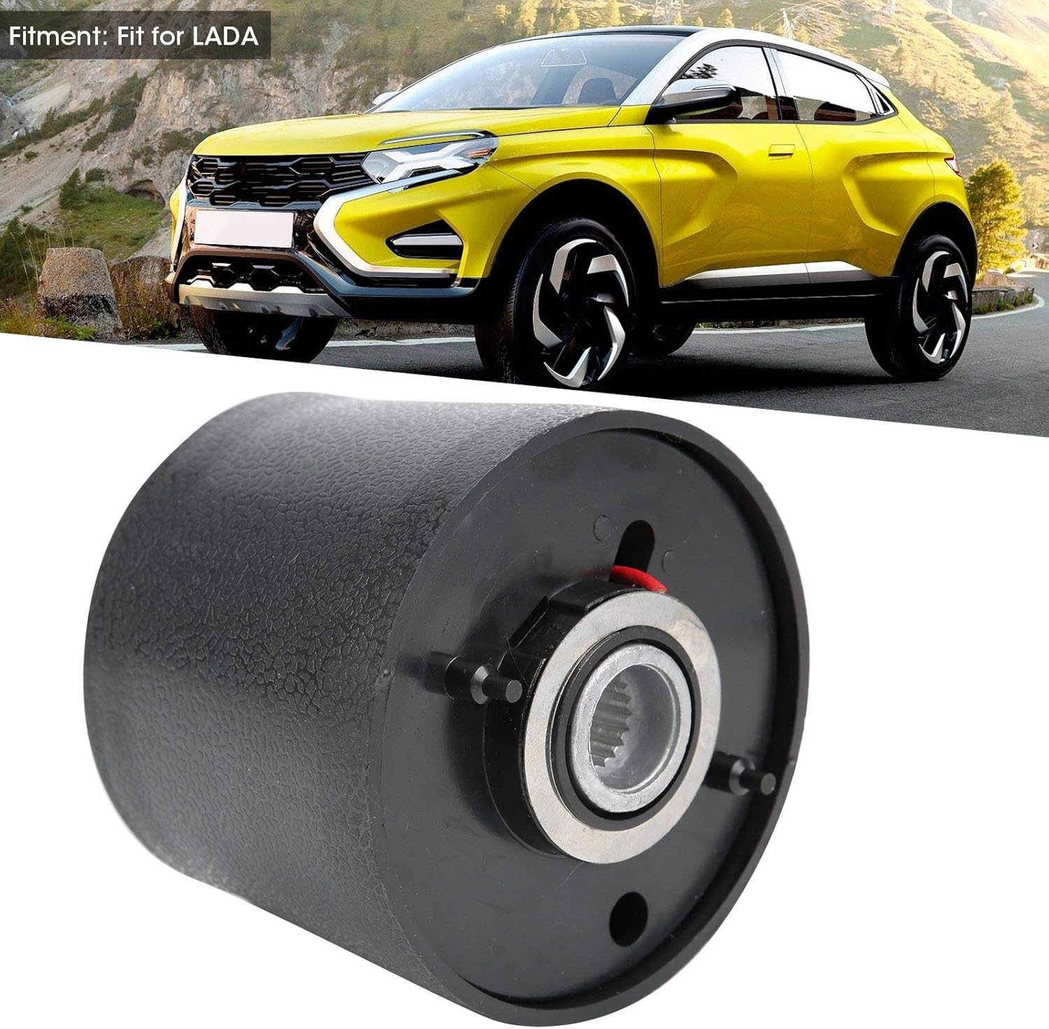 Adaptador del cubo del volante, Conector de la base del volante del coche Eje de dirección para LADA