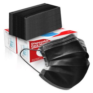 50 unidades de máscara desechable con filtro de 3 capas no médica respirable con cinta elástica para las orejas 50 unidades de máscara desechable con filtro de 3 capas no médica respirable con cinta elástica para las orejas