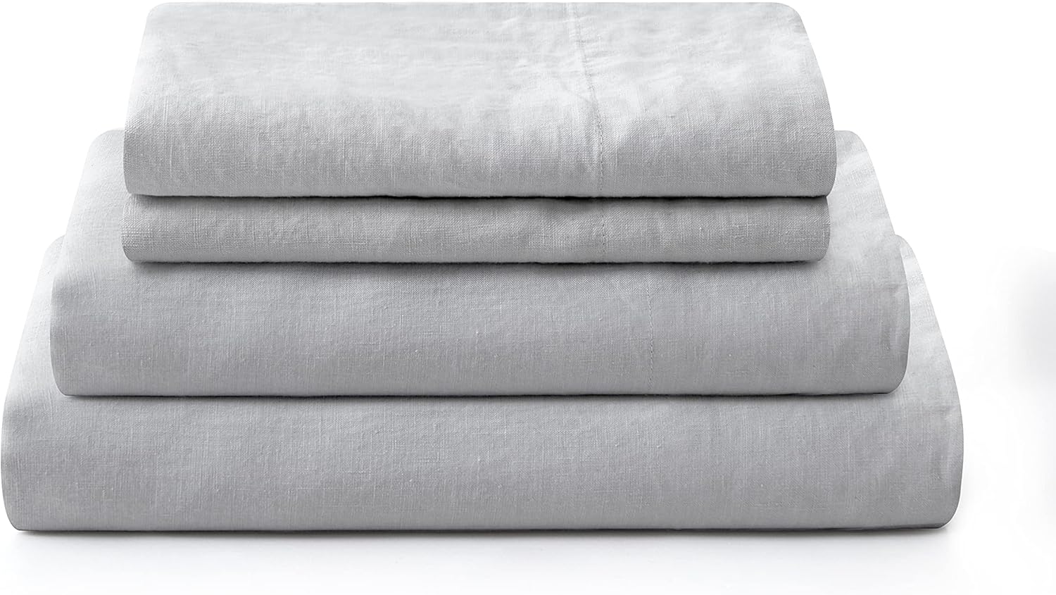 ATLINIA Juego de sábanas de lino para cama  Sábanas 100% de lino francés, tamaño California King, ropa de cama de lino orgánico Farmhouse Boho