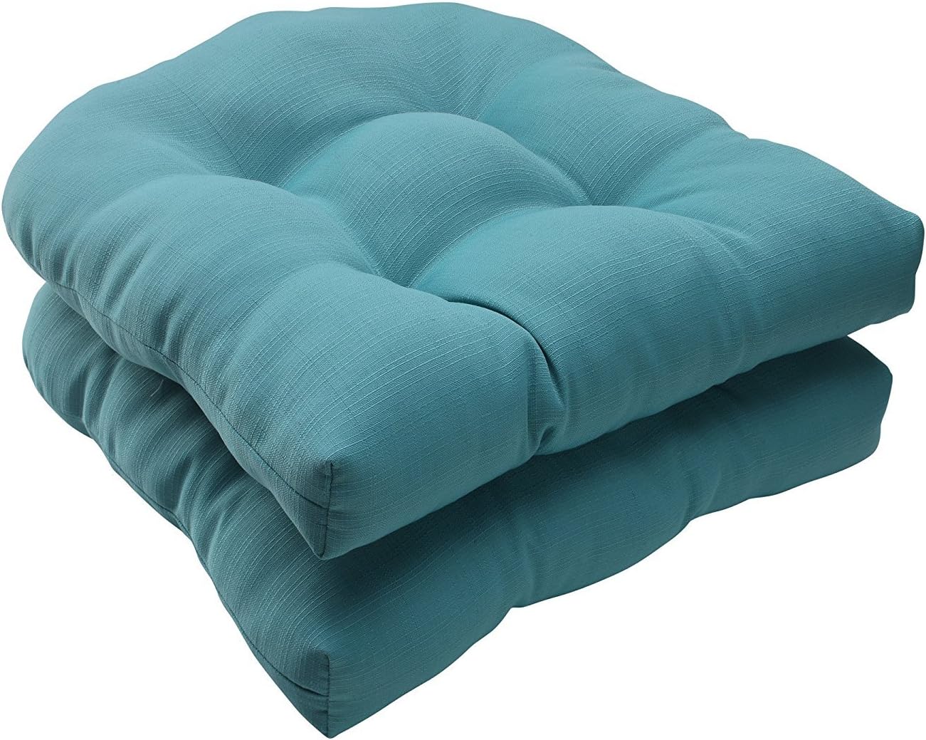 Pillow Perfect 613918 Forsyth – Cojín cuadrado para asiento de piscina, 20 x 20 pulgadas