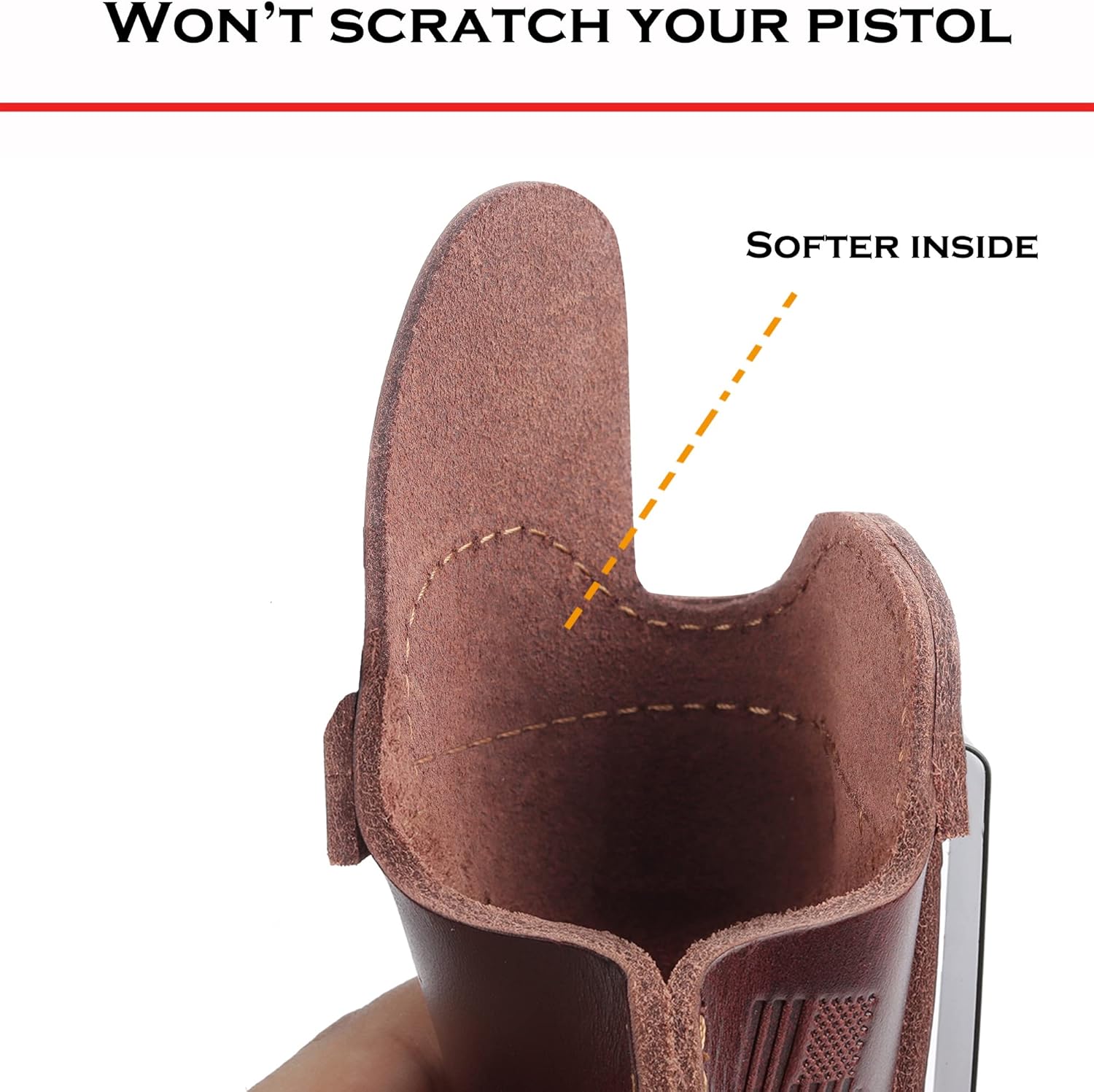 Genuine Top-Grain Leather Holster IWB for Glock17 19 43X fits Taurus G2C G3 G3C for M&P 9mm Shield fits Sig P365 P230 for LCPLC9SSecurity 9Max 9