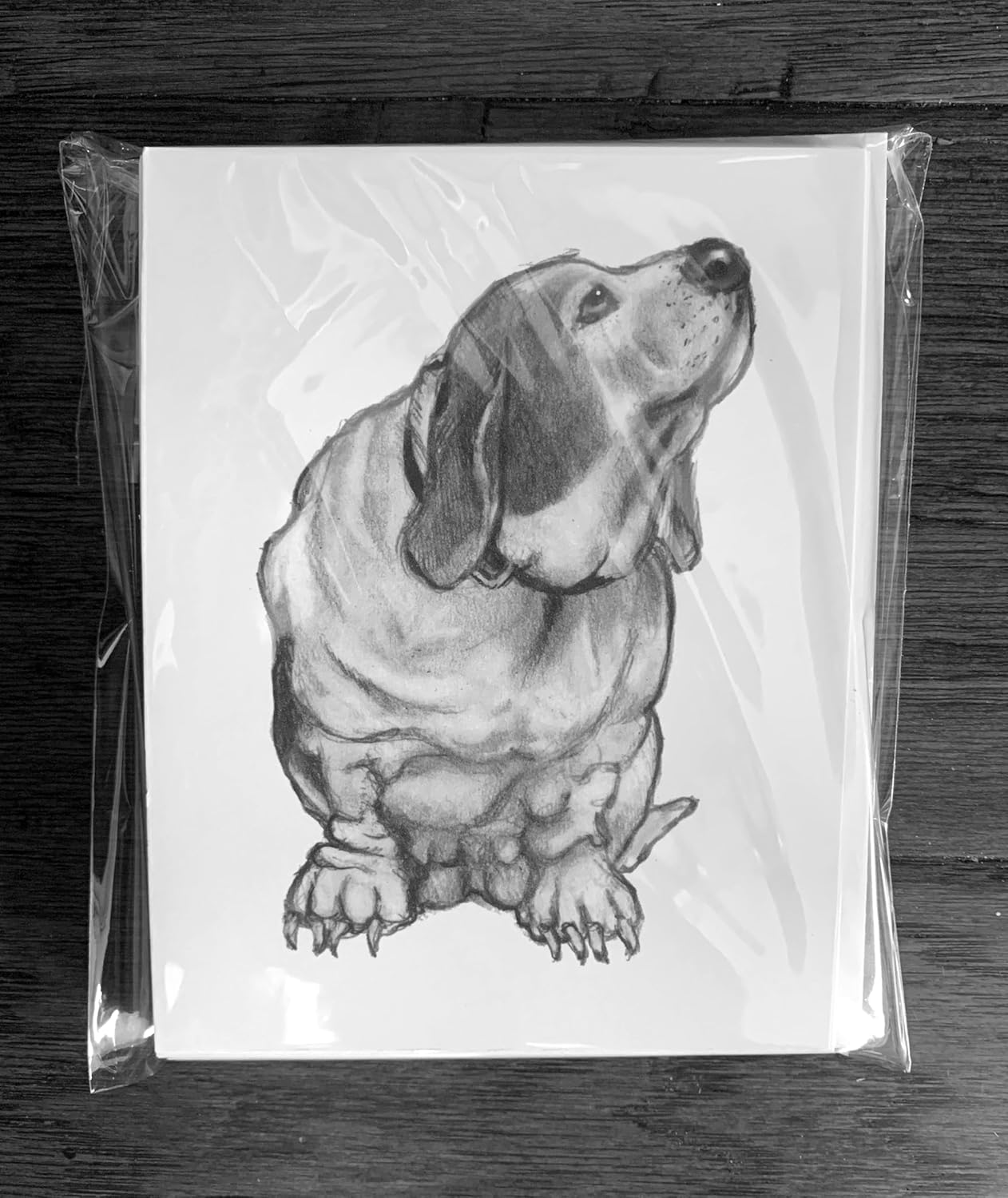 NOTECARDS, Set of 10, DOGS”, From Original Freehand Pencil Art, All Occasion, 10 Different Dog Drawings, Blank Inside, Use as Cards or as Art to