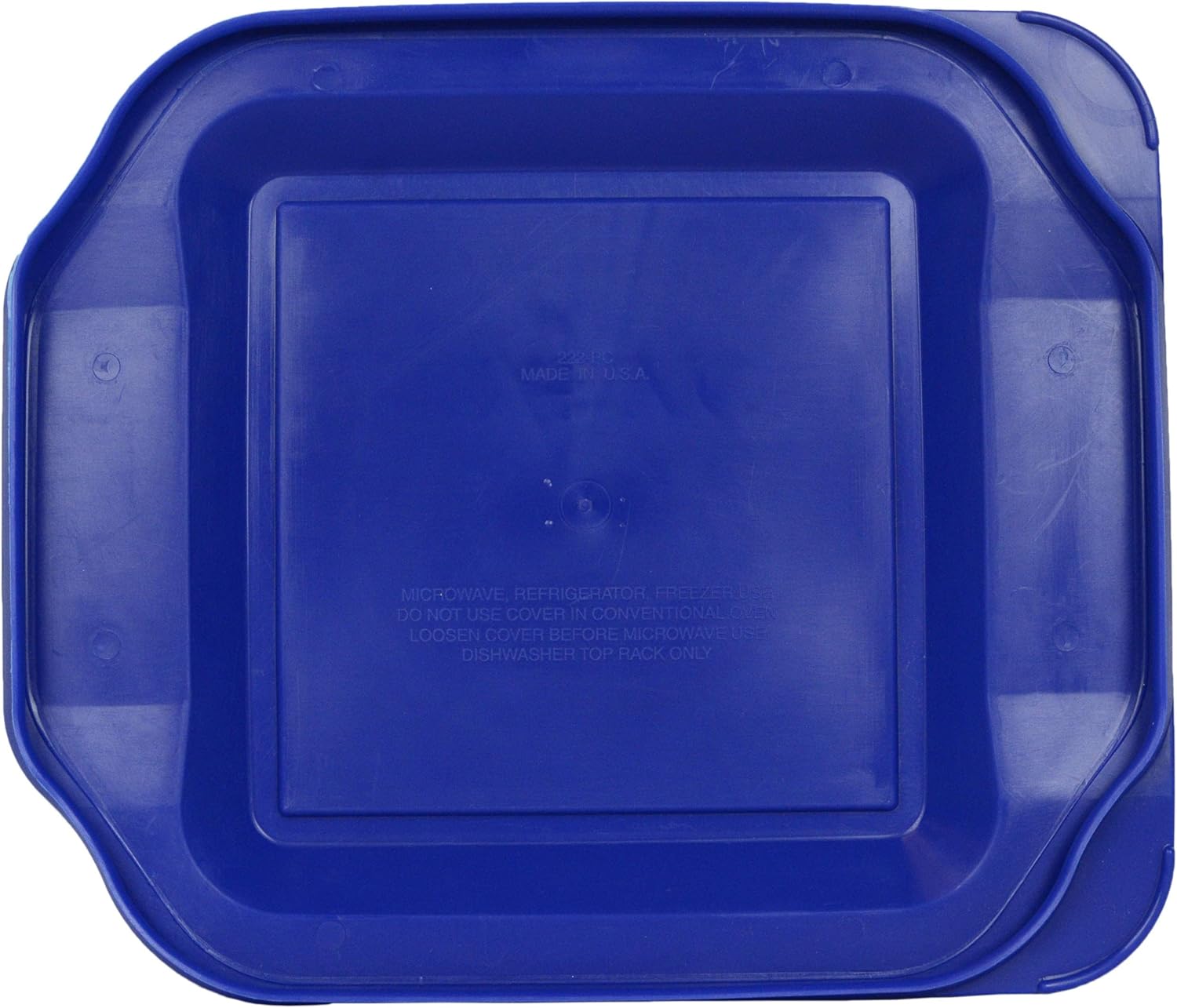 Pyrex Tapa azul de 222 piezas de 2 cuartos (paquete de 2)