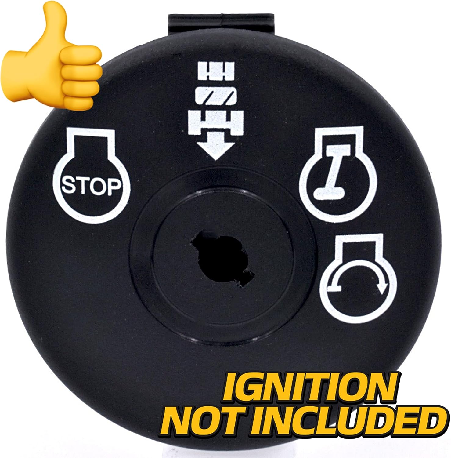 HD Switch Paquete de 2 llaves protectoras AUC18524 para paraguas John Deere Ztrak Series Starter Ignition Switch Z315 Z315E Z320 Z320M Z320R Z325