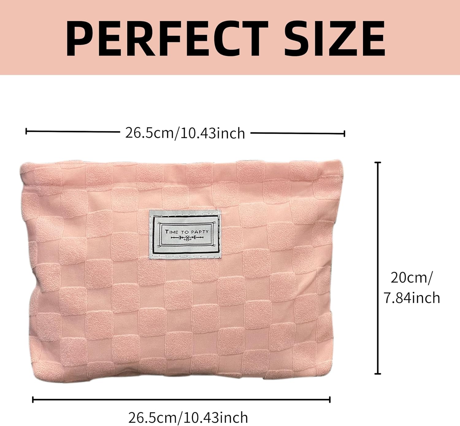 SEAMOON Bolsa de cosméticos, bolsa de maquillaje estética,Pequeña bolsa de maquillaje para viajes,Bolsa de cosméticos de gran capacidad para