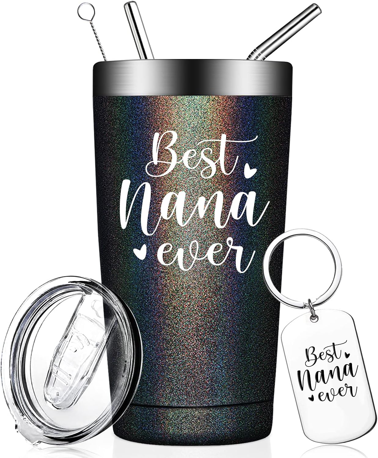 Fufandi Best Nana Ever – Divertidos regalos de Navidad para el día de la madre para la nana, la mejor abuela del mundo, regalos de cumpleaños para