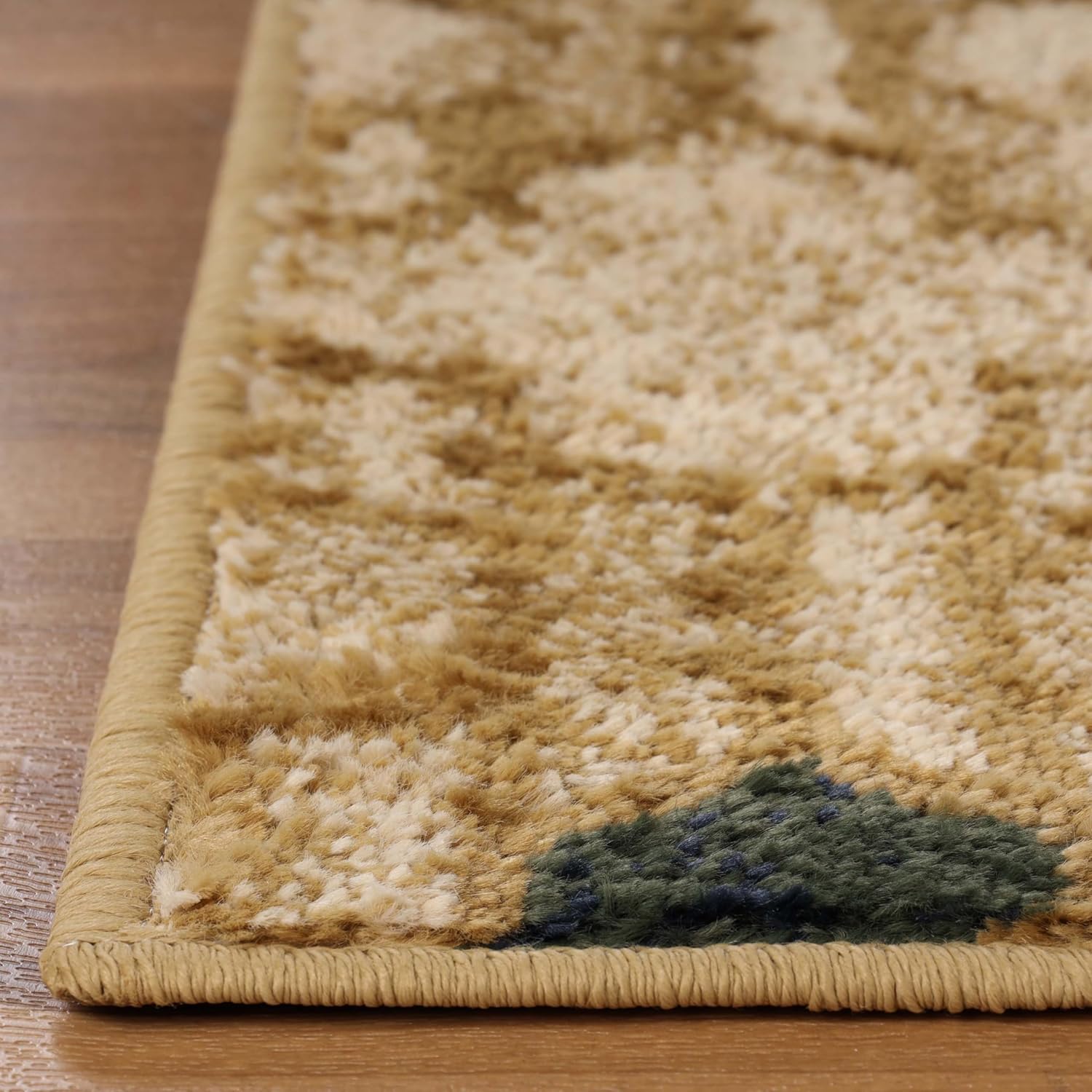 SUPERIOR – Alfombra de área grande para interiores, con respaldo de yute, perfecta para suelos de madera dura, diseño de entramado Viking, 8 x