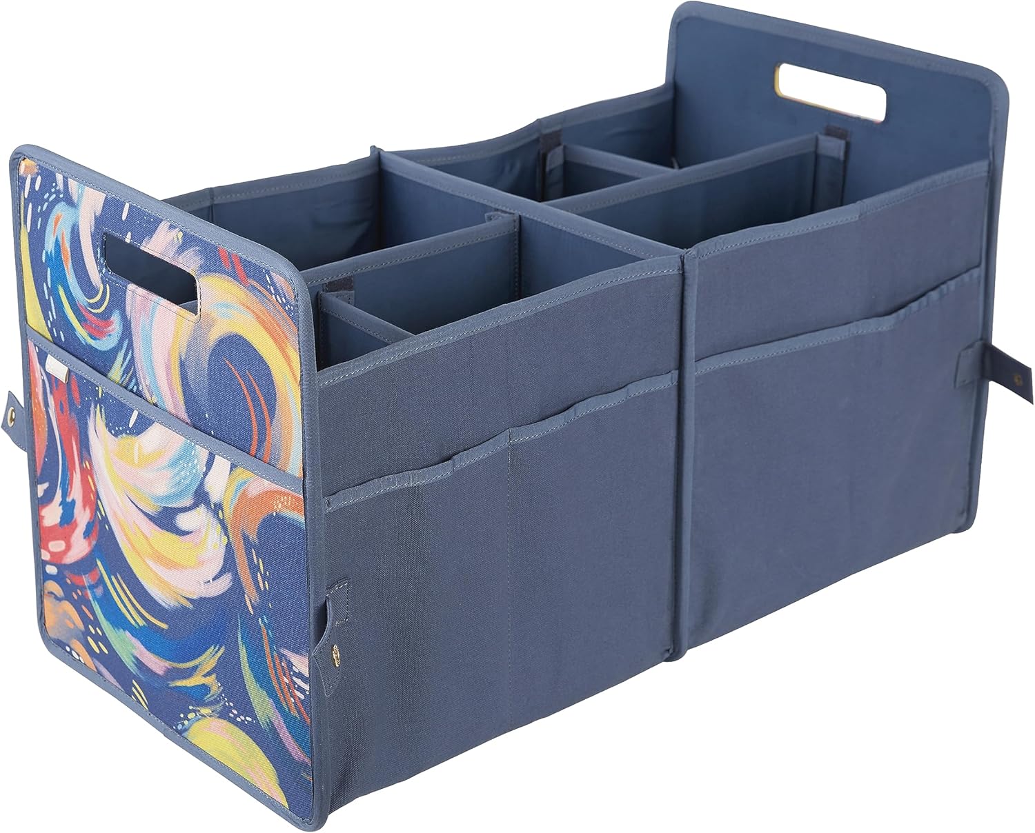 Erin Condren Organizador grande de almacenamiento de acordeón, diseño inspirador. 2 bolsillos pequeños y 1 grande en ambos lados. Organización de