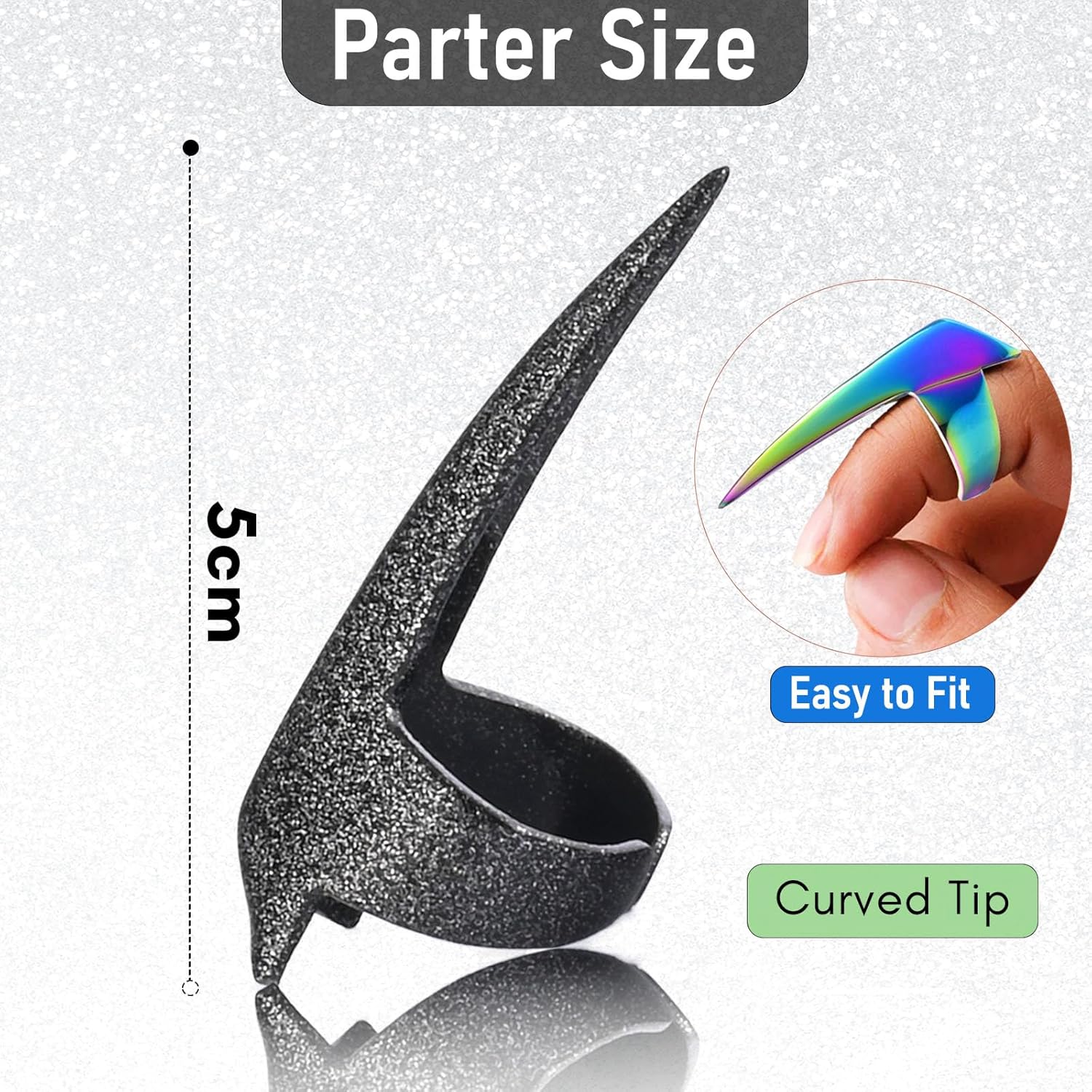 Anillos profesionales para separar y seccionar el cabello, herramientas de acero inoxidable para trenzar el cabello para rastas duraderas, pelucas,