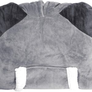 Manta con capucha para adultos, cálida manta con capucha con mangas y bolsillo gigante Manta con capucha para adultos, cálida manta con capucha con mangas y bolsillo gigante