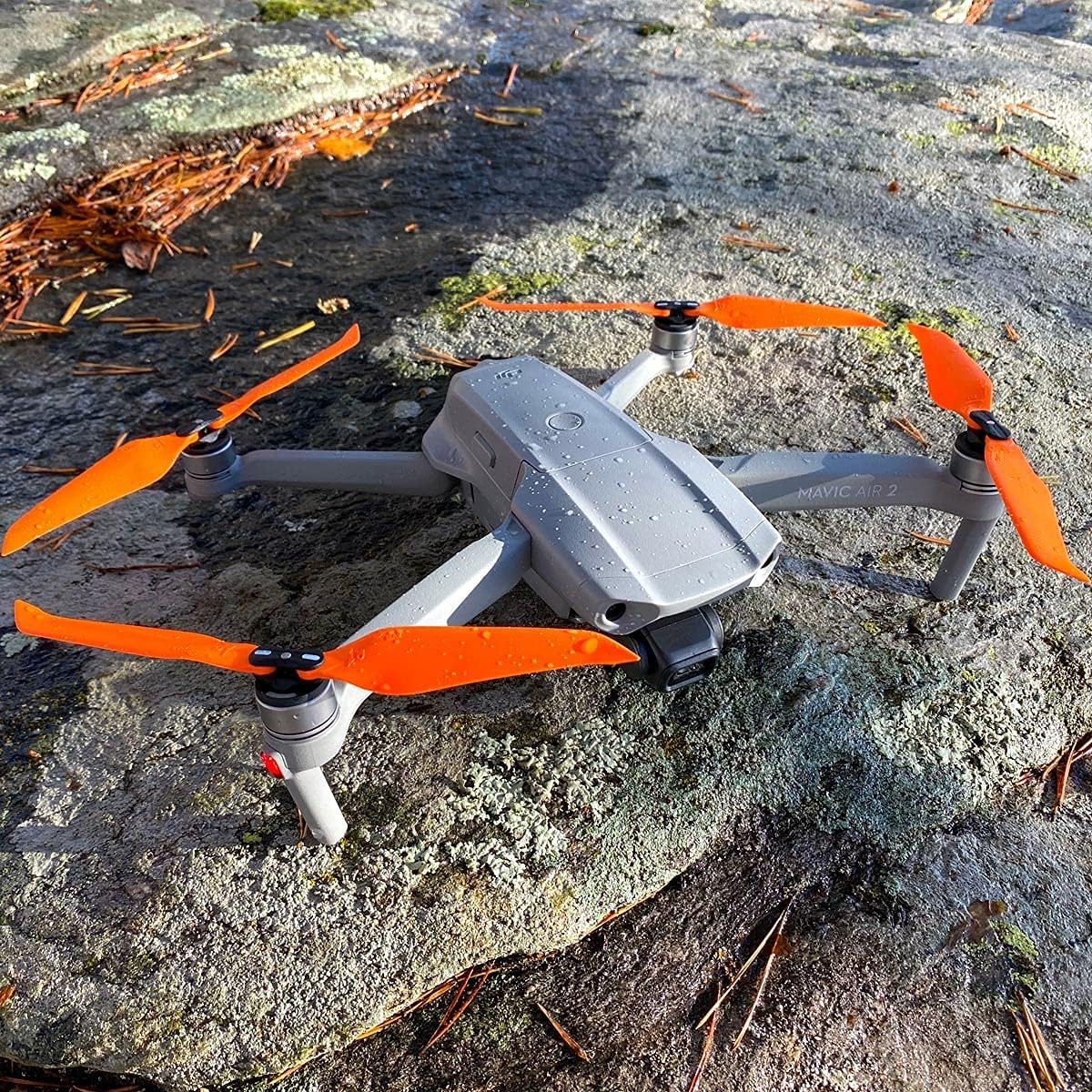 Master Airscrew Hélices Stealth para DJI Mavic Air 2 – Azul, 4 piezas
