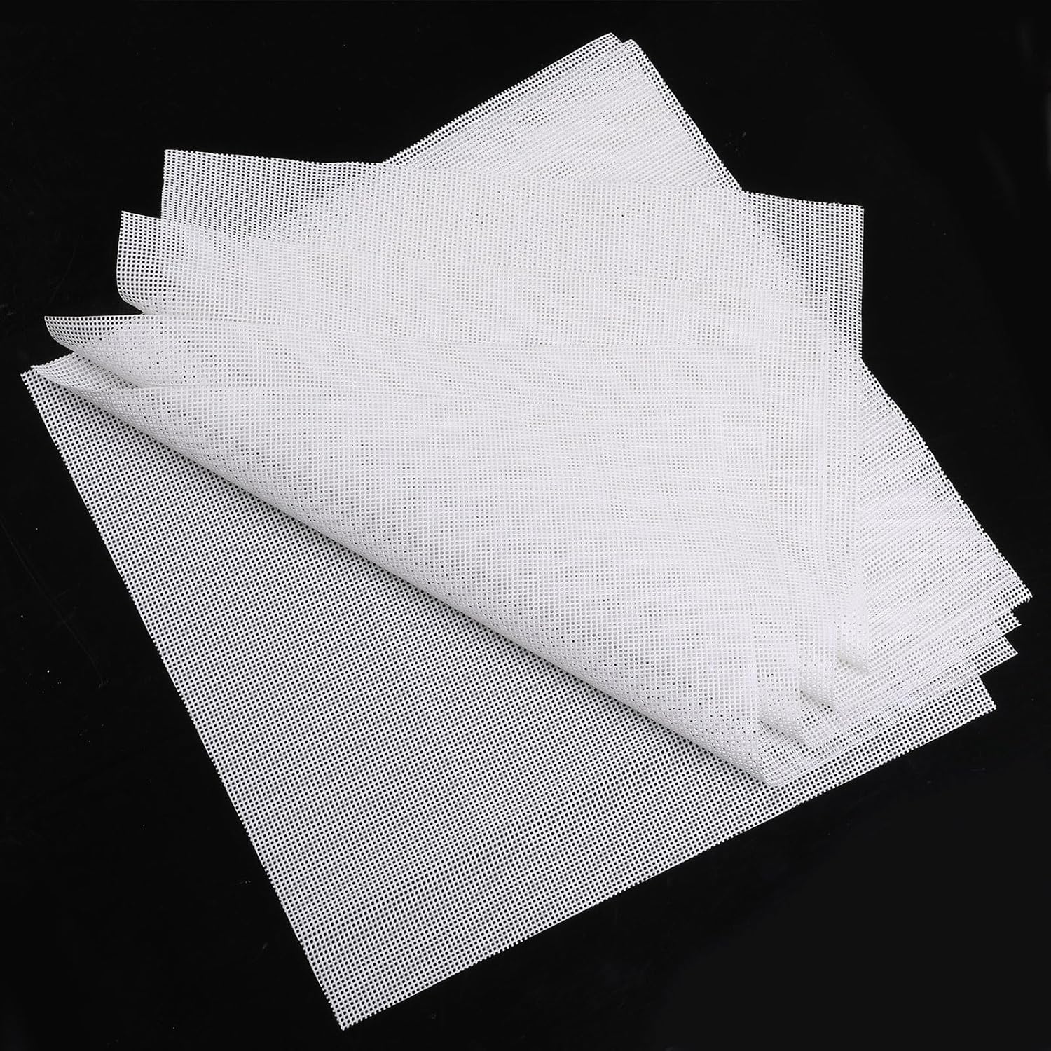 GeeRic 5 hojas de deshidratador de silicona, juego de deshidratador de alimentos reutilizables, 14 x 14 pulgadas congelador cuadrado