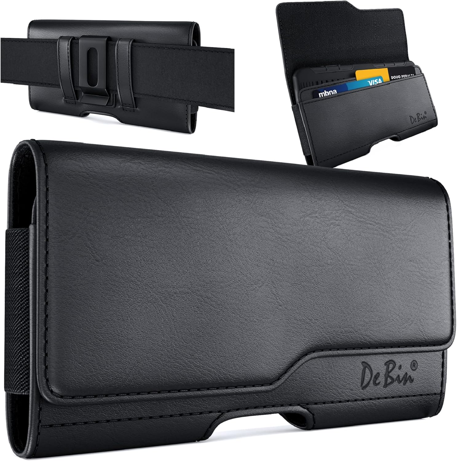 DeBin – Funda para Samsung Galaxy S24 Ultra 5G, S23 Ultra S22 Ultra S21 Ultra A54 A53 A25 A15 A42 Note 20 Funda para cinturón de teléfono celular