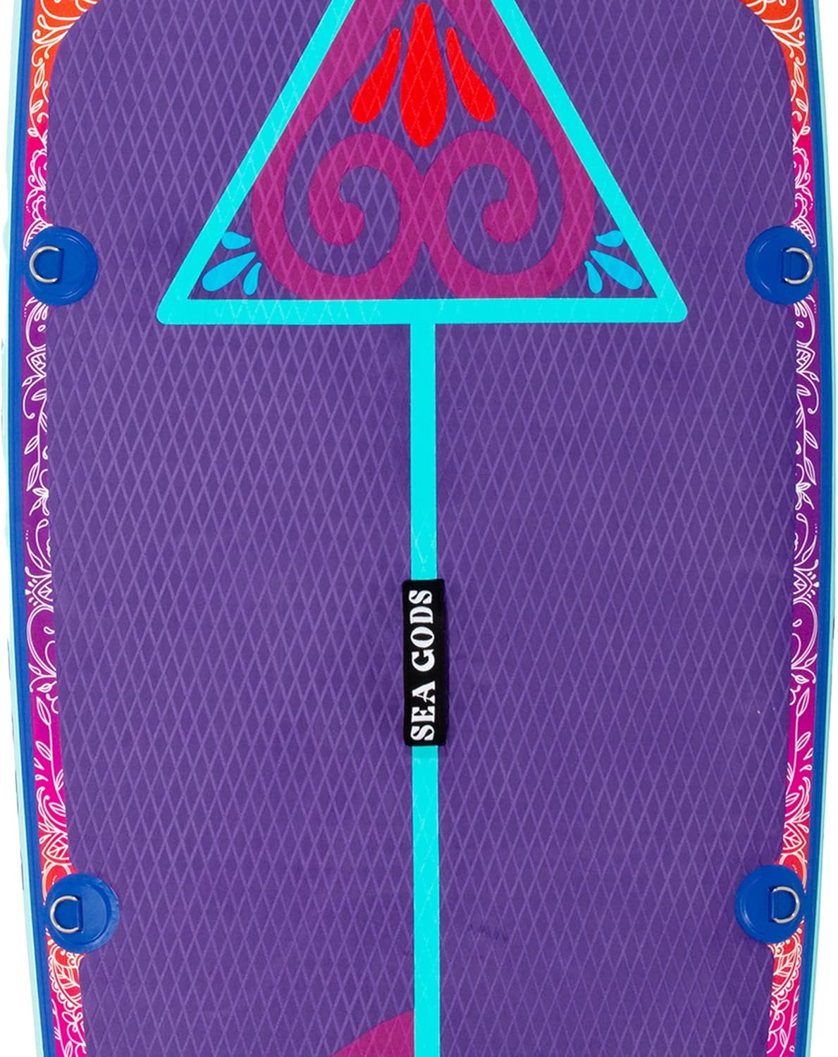 Diatom CX – Tabla de remo inflable estable de 10 pies y 6 pulgadas (6 pulgadas de grosor, 34 pulgadas de ancho) ISUP bomba manual de triple acción,