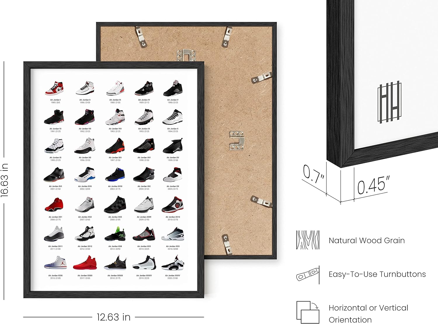 Haus and Hues Póster de tenis para chicos, póster de tenis de Michael Jordan, arte de pared para niños, dormitorio, decoración de habitación, arte