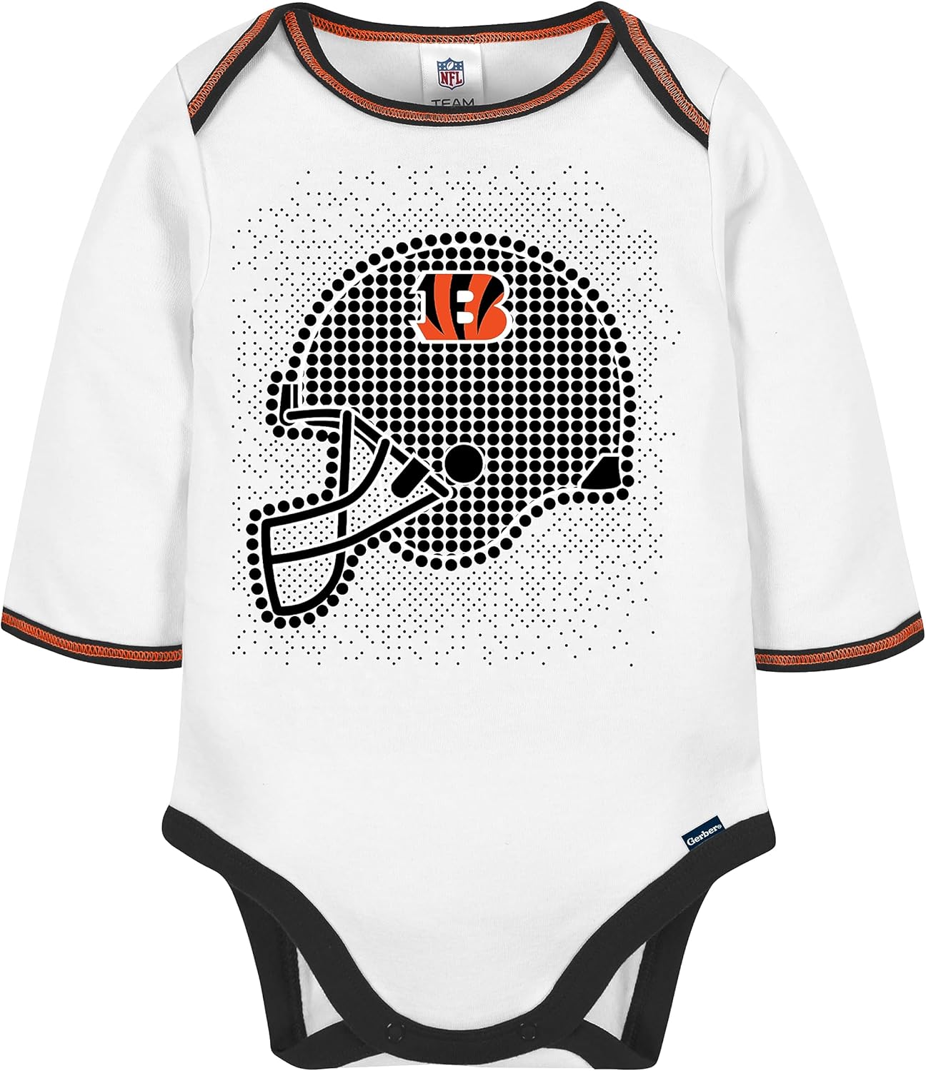 Gerber Conjunto de regalo unisex de pantalón y body con pies de equipo de la NFL para bebé