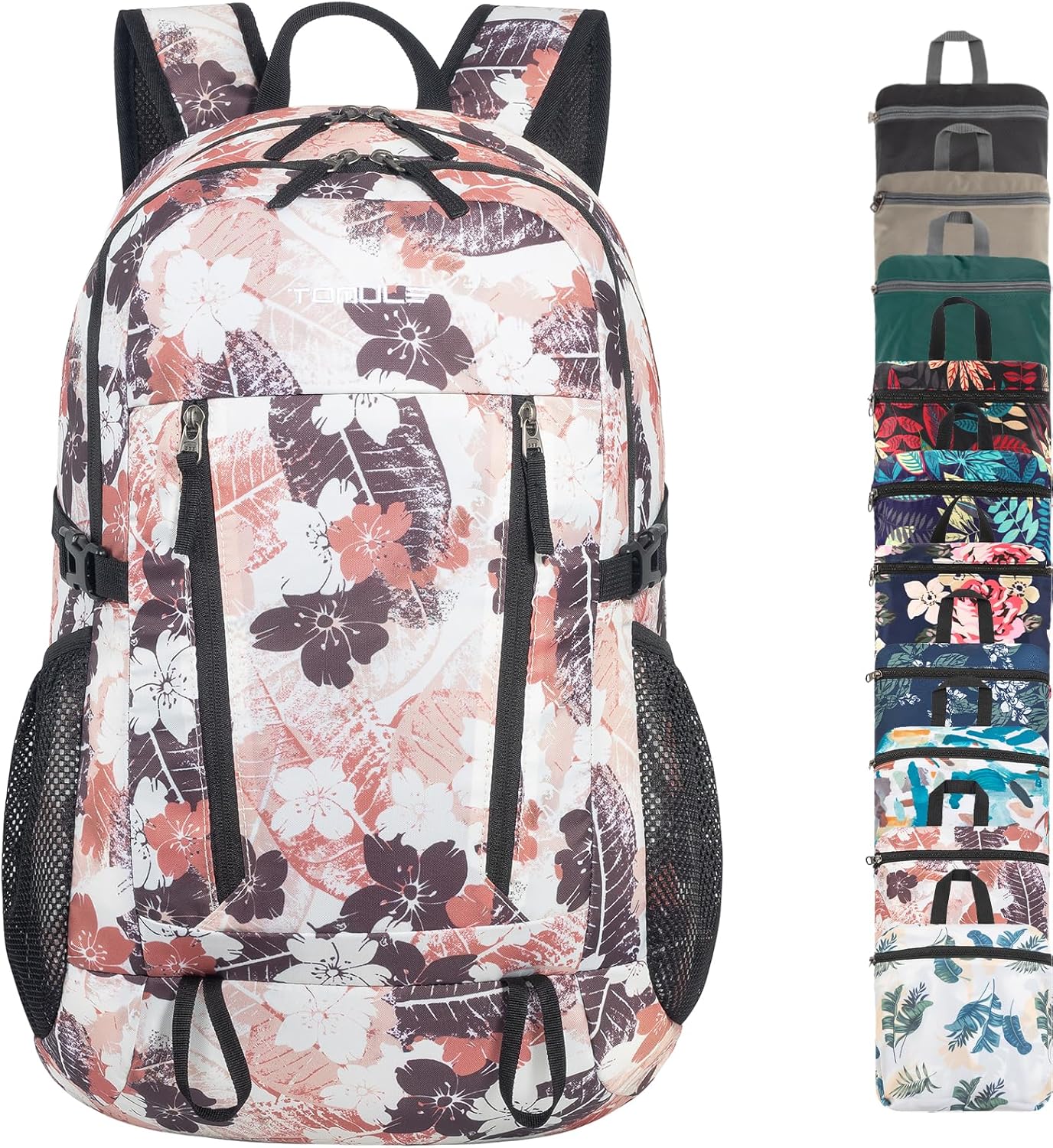 TOMULE Mochila de senderismo de día para mujer, mochila pequeña impermeable para mujer, mochila de viaje ligera para mujer, 40L