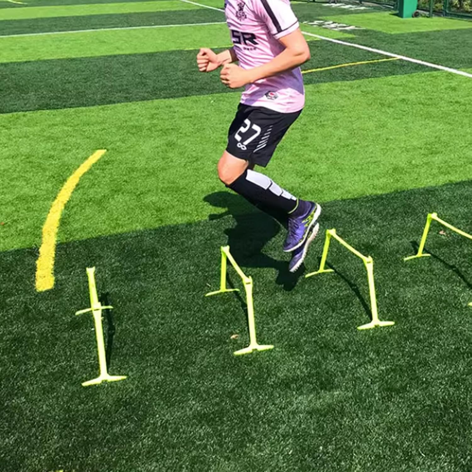 YXXSDP Fitness Group – Juego de entrenamiento de velocidad y agilidad, paquete de 5 obstáculos ligeros para entrenamiento de obstáculos, equipo