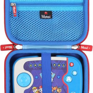 Mchoi Funda rígida adecuada para videojuegos de aprendizaje de Leapfrog Paw Patrol, impermeable, a prueba de golpes, funda protectora de transporte Mchoi Funda rígida adecuada para videojuegos de aprendizaje de Leapfrog Paw Patrol, impermeable, a prueba de golpes, funda protectora de transporte