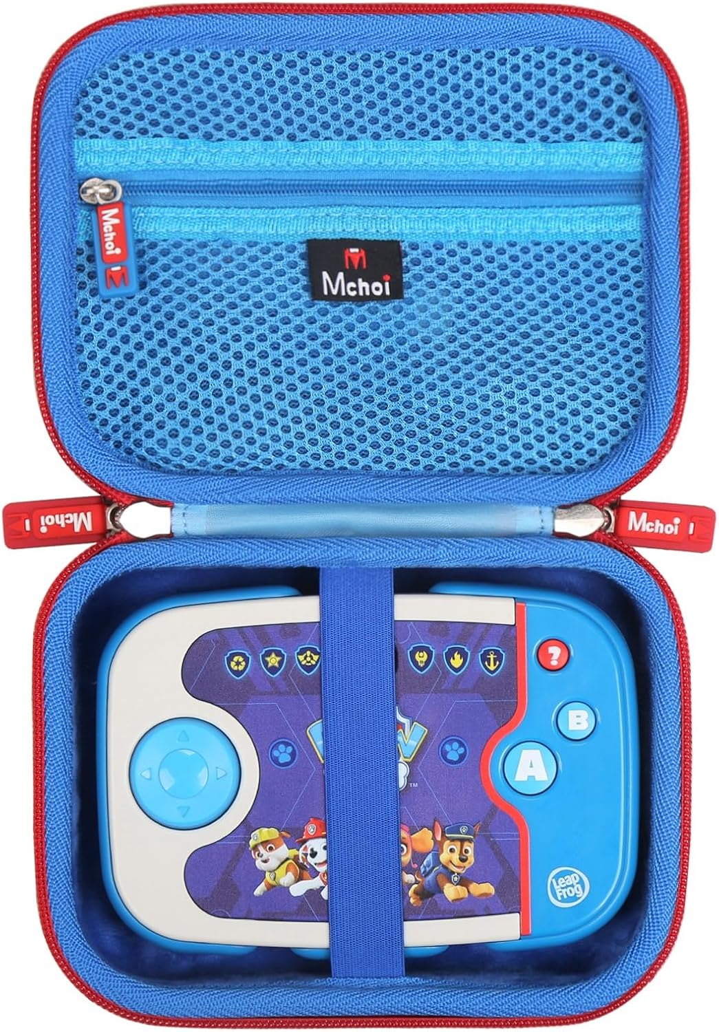 Mchoi Funda rígida adecuada para videojuegos de aprendizaje de Leapfrog Paw Patrol, impermeable, a prueba de golpes, funda protectora de transporte