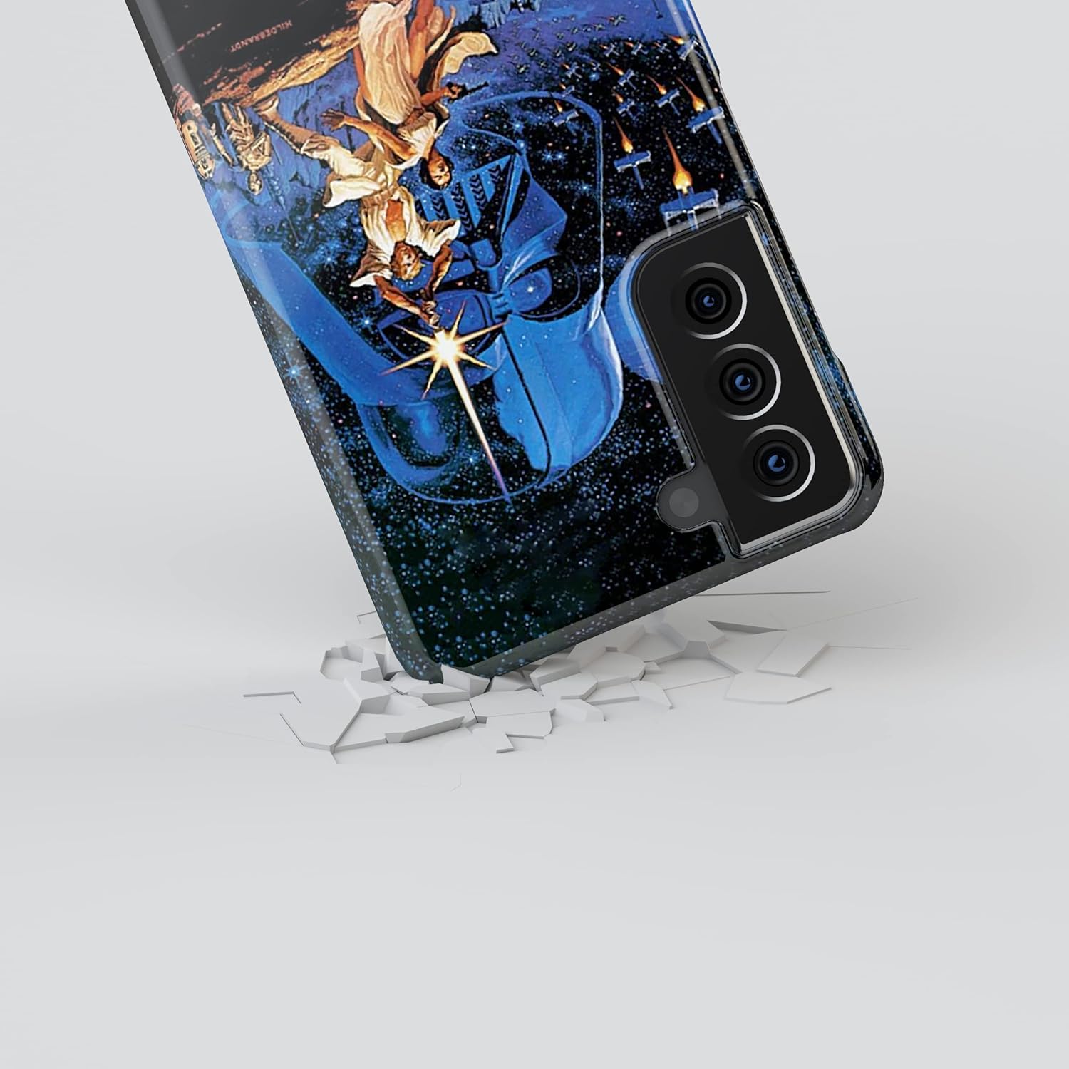 Star-Wars The Force Dark Side Darth Vader – Funda rígida de plástico compatible con Samsung Galaxy S22 Ultra de 6.8 pulgadas 2022 Shell SW6