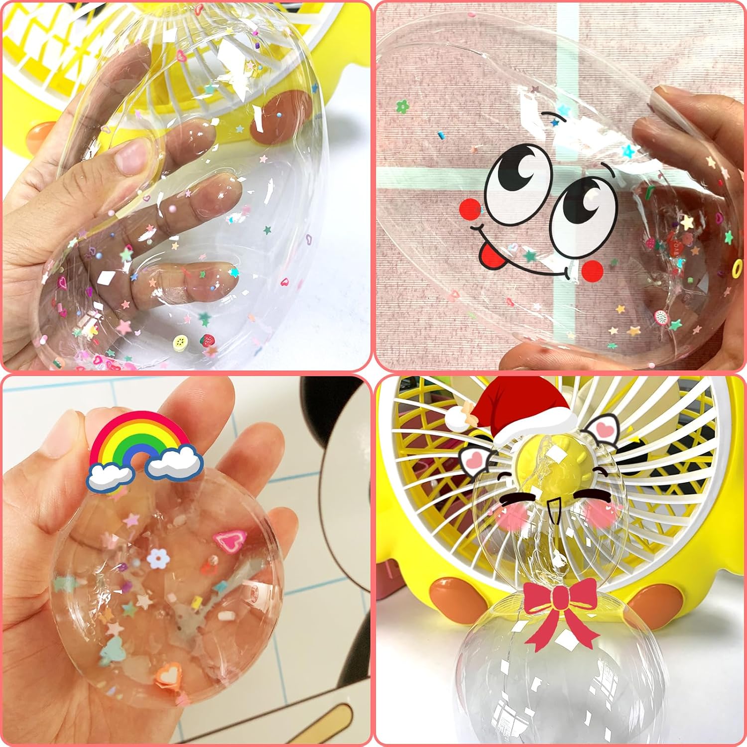 Kit de burbujas de nanocinta, kit de nano cinta de 9.8 x 1.97 pulgadas con bomba de globo y bolsas de lentejuelas de color, nano cinta transparente